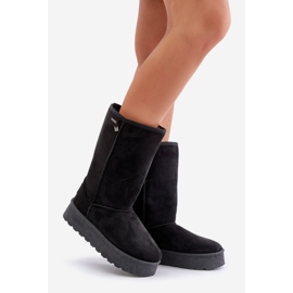 Botas de neve com plataforma alta Big Star OO274895 pretas preto 1