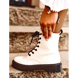 S.Barski Botas Femininas Branco Kognito 2