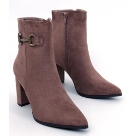 Botins de camurça Mahoni Khaki marrom 1