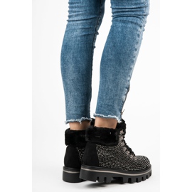 Kylie Botas estilosas com protetor preto 1 Kylie Botas estilosas com protetor preto 1