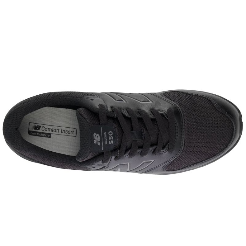 Tênis esportivo masculino New Balance 550 tênis de treinamento preto (MW550BK4) 1