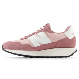 Tênis feminino New Balance Nb 237, calçados esportivos de camurça, rosa (WS237CF) 1