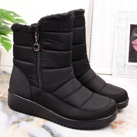 Botas de neve isoladas com fecho NEWS W EVE377A preto 1