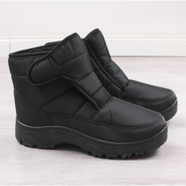 Botas de neve com isolamento de velcro NEWS W EVE380 preto 1