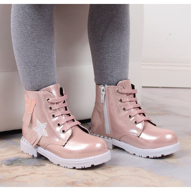 Botas isolantes cintilantes Potocki W WOL121B rosa 1