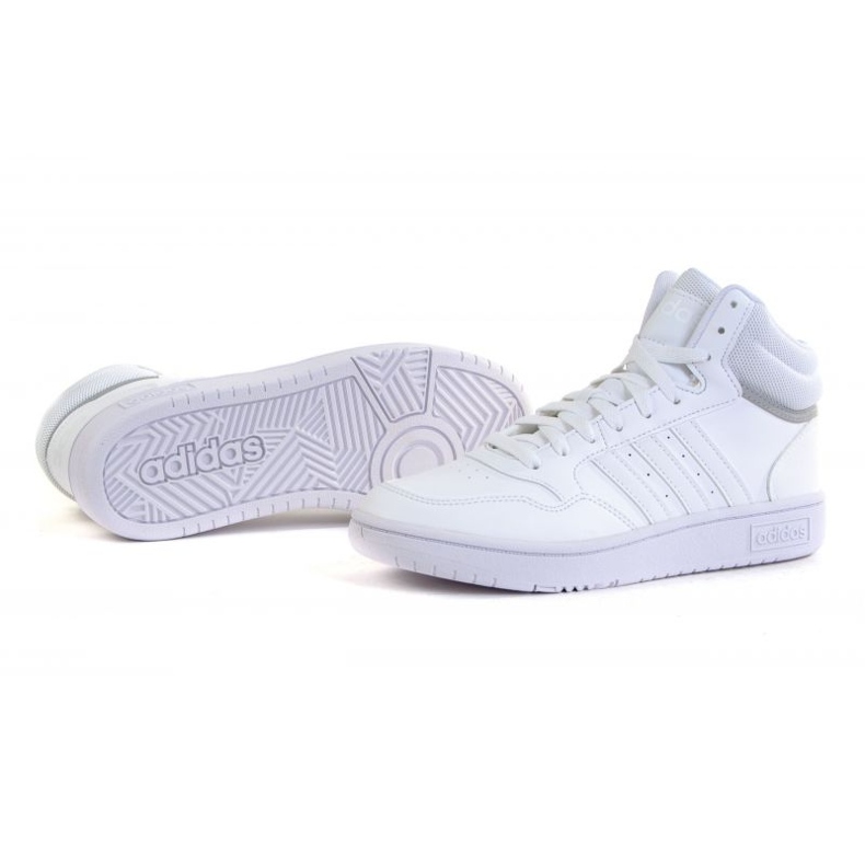 Tênis Adidas Hoops Mid 3.0 GW0401 branco 1
