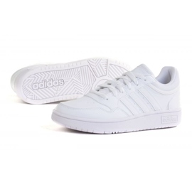Sapatos Adidas Hoops 3.0 K GW0433 branco 1