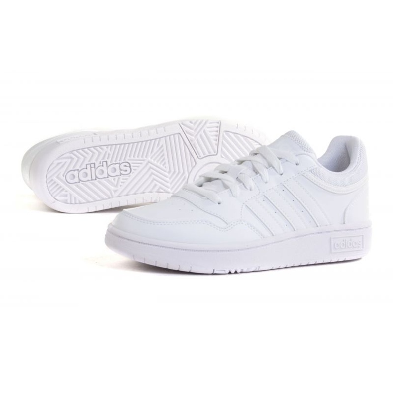 Sapatos Adidas Hoops 3.0 K GW0433 branco 1