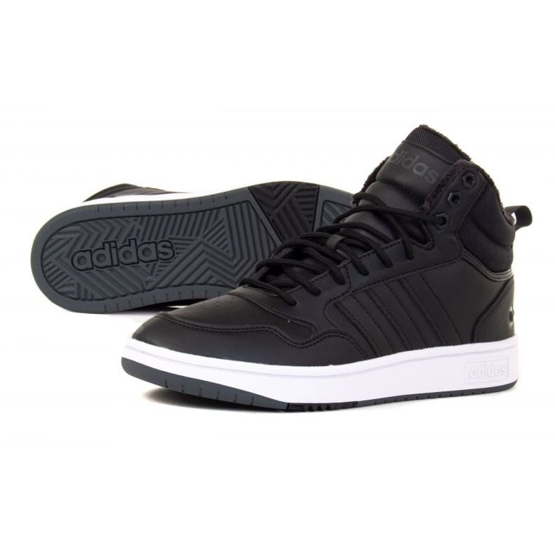 Tênis Adidas Hoops 3.0 Mid Wtr GZ6679 preto 1
