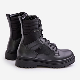 Botas isoladas masculinas de couro Big Star OO174164 pretas preto 2