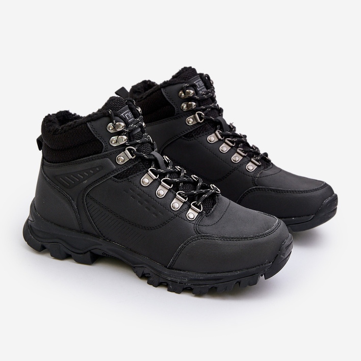 Botas de caminhada isoladas masculinas pretas Loreinae preto 1