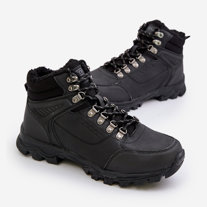 Botas de caminhada isoladas masculinas pretas Loreinae preto 2