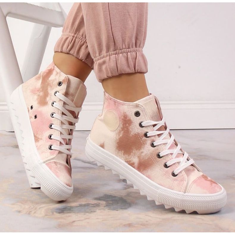 Big Star LL274048 INT1821 sapatos e tênis de cano alto bege 1