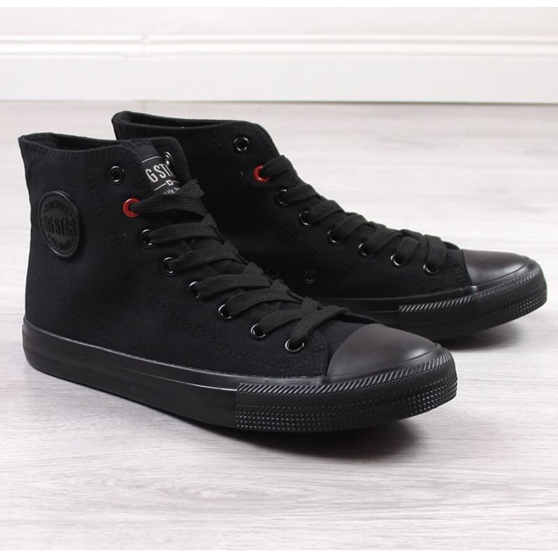 Big Star T274033 INT1826 sapatos e tênis de cano alto preto 1