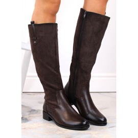 Botas isoladas Jezzi W JEZ410B, marrom castanho 2