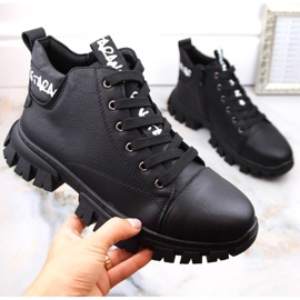 Botas com plataforma isolada Sergio Leone W SK423, pretas preto 1