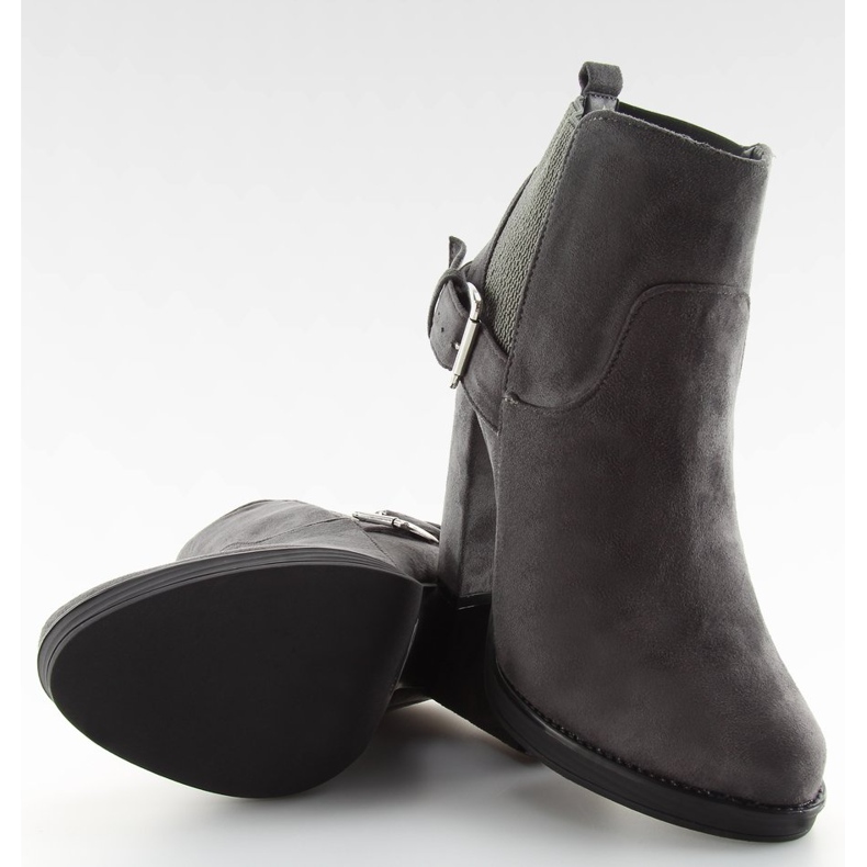 Botas no poste, camurça cinza m267p Cinza 1