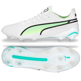 Tênis Puma King Ultimate FG/AG M 107097 03 branco branco 1