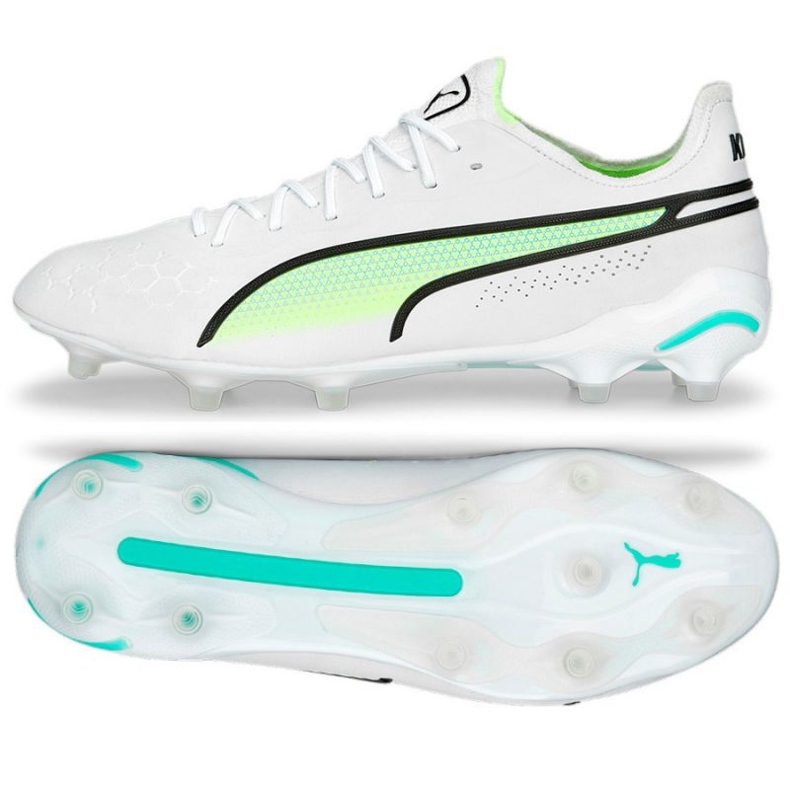 Tênis Puma King Ultimate FG/AG M 107097 03 branco branco 1