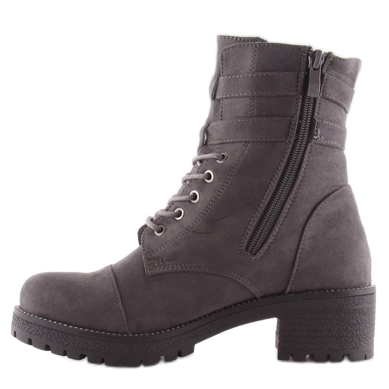 Botas Cinza Workery Camurça cinza TS10 Cinza 1
