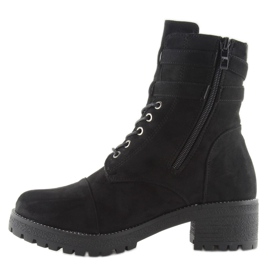 Botas pretas Workery camurça preta TS10 preta preto 2