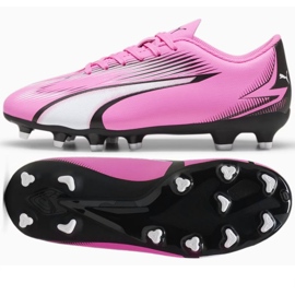 Puma Ultra Play FG/AG Jr sapatos 107775 01 rosa 1 Puma Ultra Play FG/AG Jr sapatos 107775 01 rosa 1