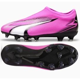 Puma Ultra Match Ll FG/AG Jr sapatos 107770 01 rosa 1