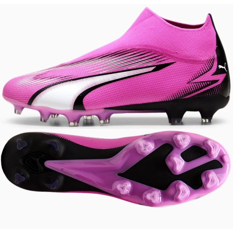 Puma Ultra Match+ Ll FG/MG M 107759 01 sapatos rosa 1