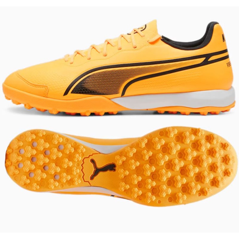 Sapatos Puma King Pro Tt 107255 04 laranja 1