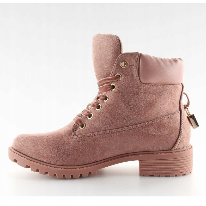 Botas de madeira para mulheres pretas e rosa AT-0623-L rosa 1 Botas de madeira para mulheres pretas e rosa AT-0623-L rosa 1