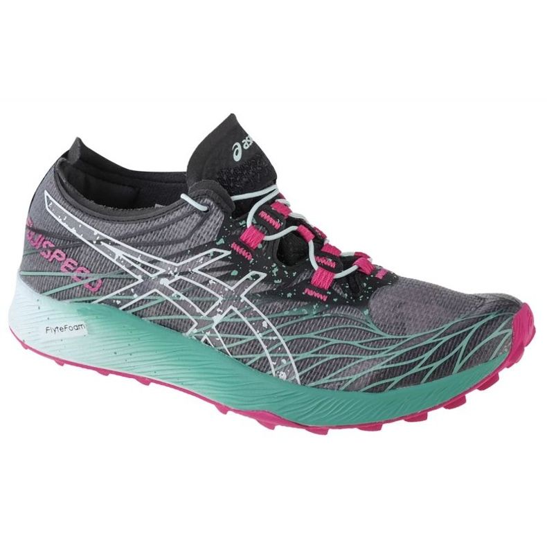 Tênis Asics Fujispeed 1012B176-001 preto cinza 1