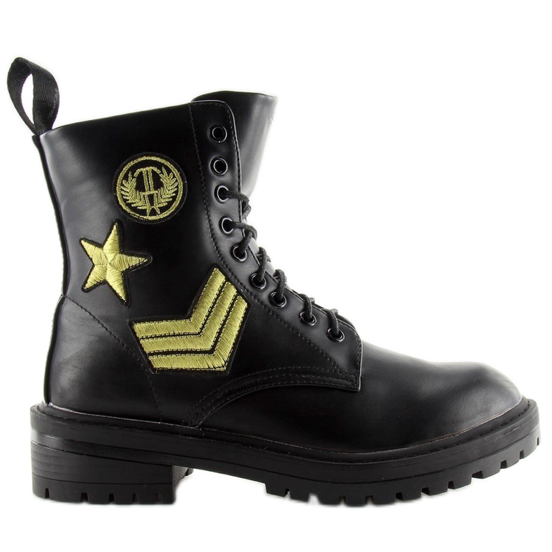 Botas militares pretas 8338 pretas preto 2