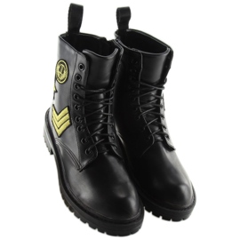 Botas militares pretas 8338 pretas preto 1