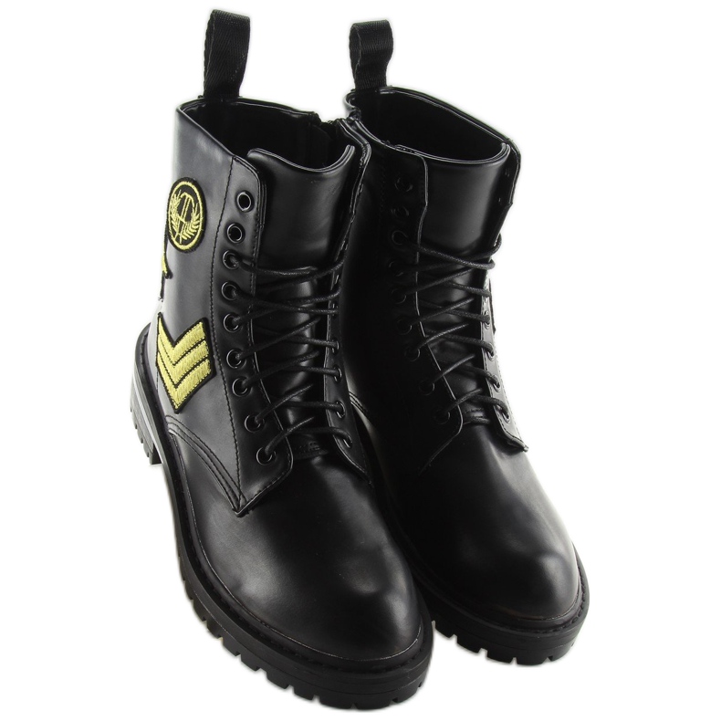 Botas militares pretas 8338 pretas preto 1