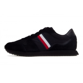 Sapatos Tommy Hilfiger Runner Evo Mix M FM0FM04699 Bds preto 1