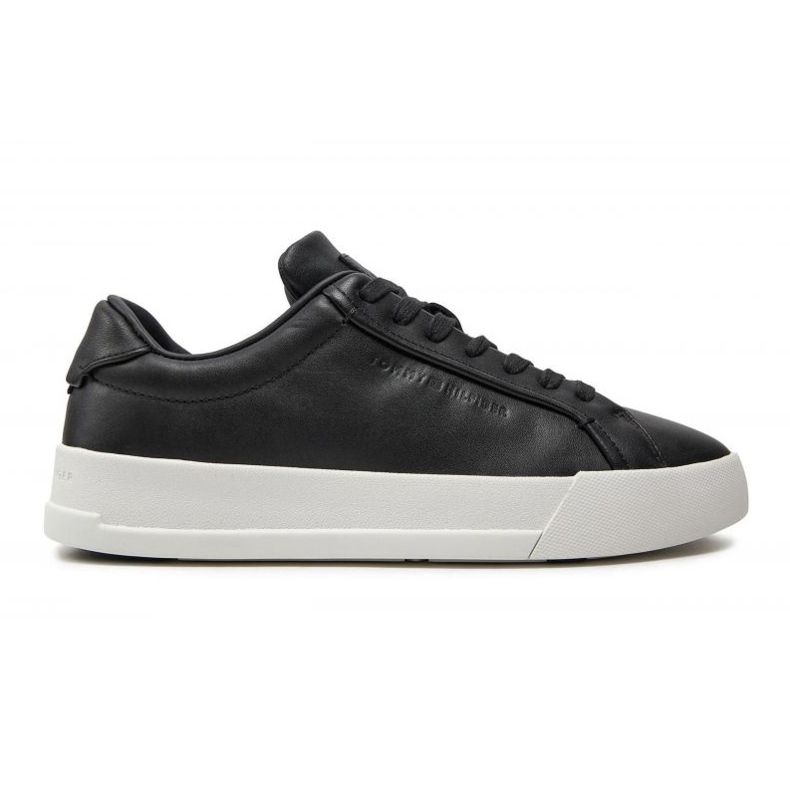 Tommy Hilfiger Court Premium Melhores sapatos M FM0FM04974BDS preto 1
