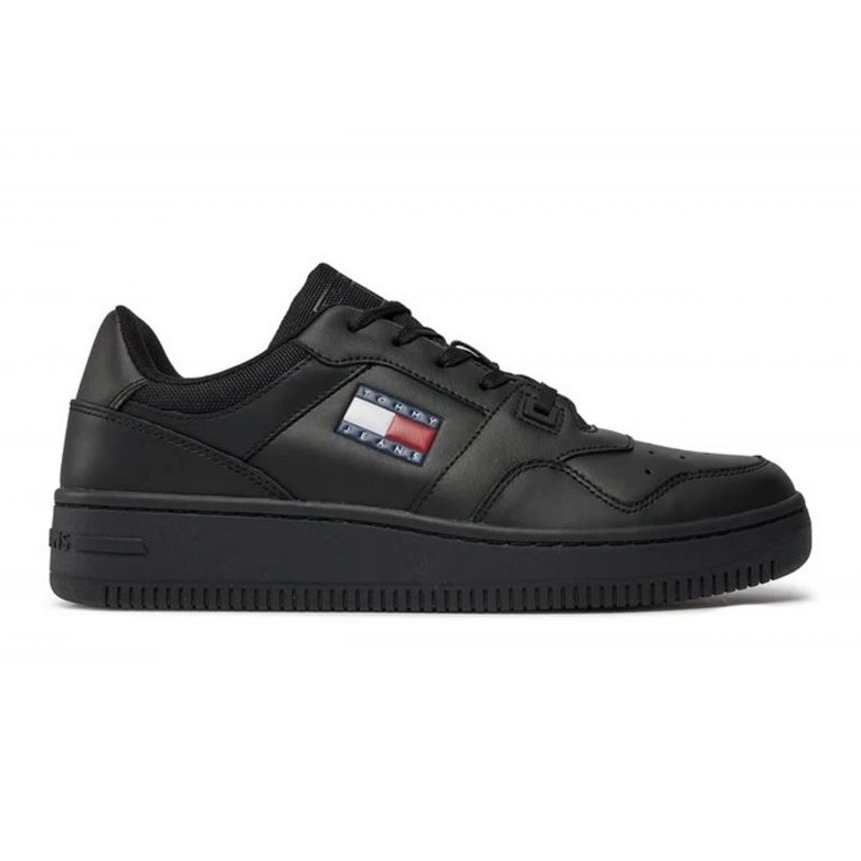 Sapatos Tommy Hilfiger Retro Basket Ess EM0EM01395BDS preto 1