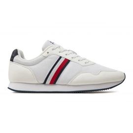 Sapatos Tommy Hilfiger Lo Runner Mix M FM0FM04958YBS branco 1