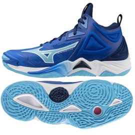Tênis Mizuno Wave Momentum 3 Mid V1GA231701 azul 2