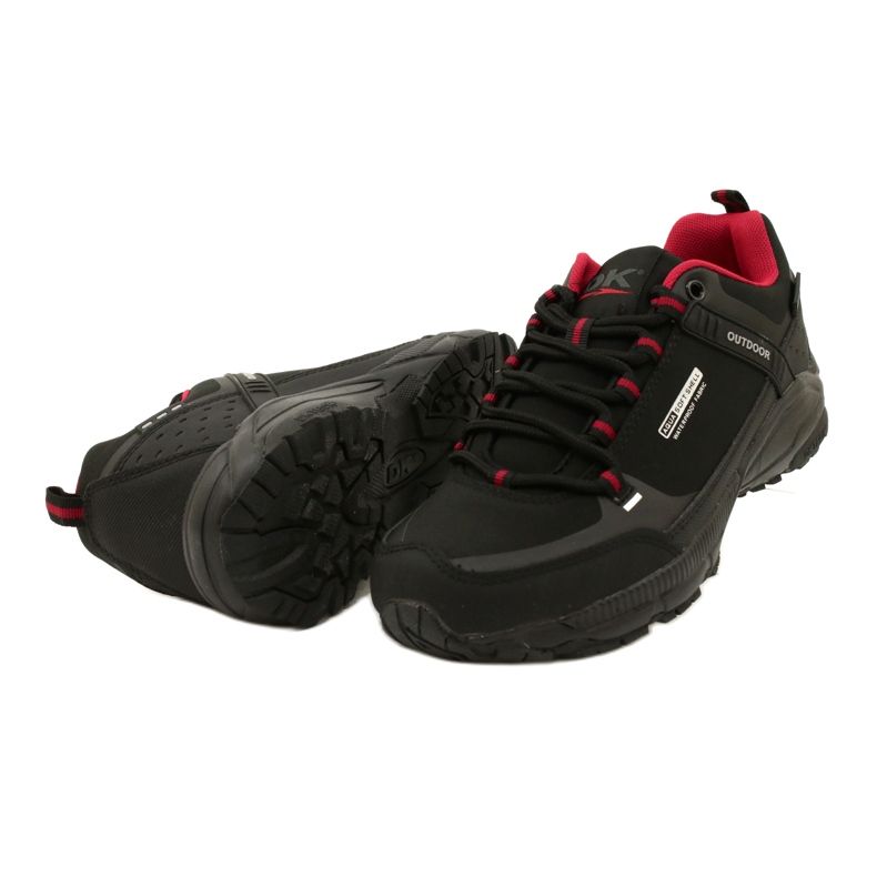 Sapatos de trekking SOFTSHELL tamanho grande DK 1096 preto 4