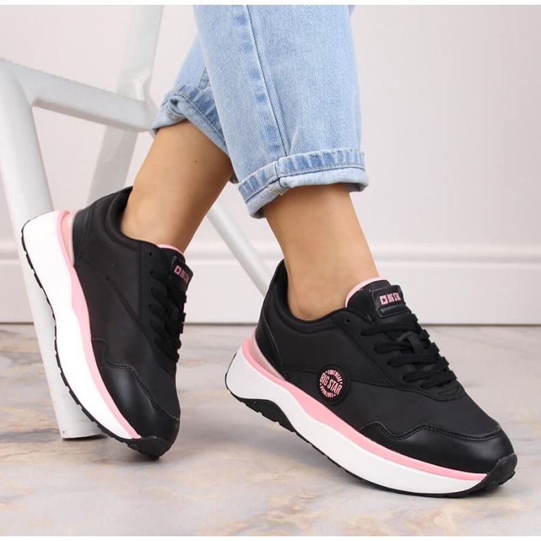 Sapatos Big Star W JJ274A014 INT1938A preto 1