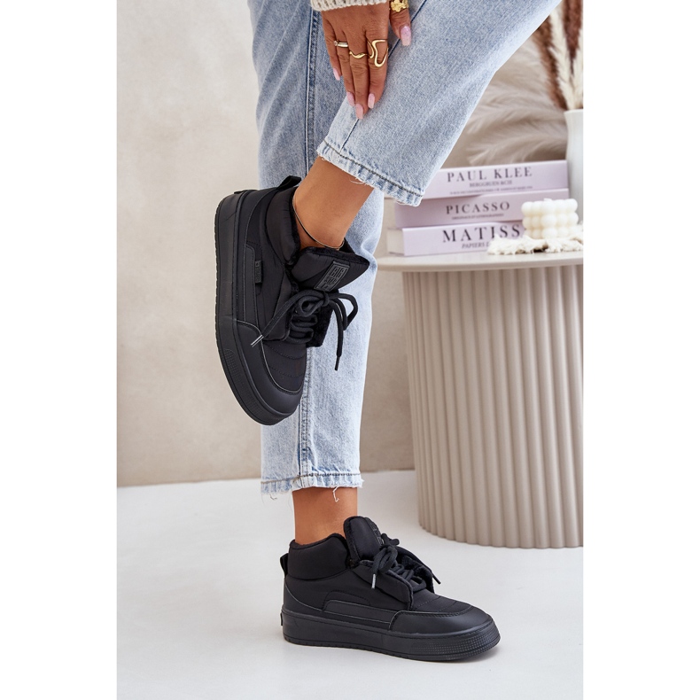 Tênis isolado feminino Big Star OO274A530 preto 2