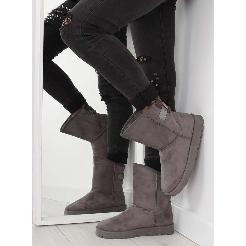 Botas de neve de mulher emusy cinza SJ1676 cinza 1
