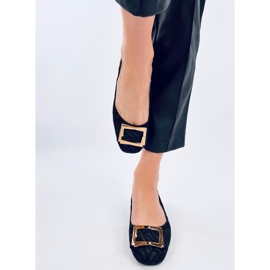 Sapatilhas pretas com fivela Ells preto 1