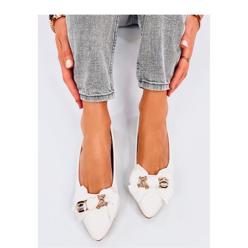 Bailarinas ursinhos de pelúcia brancas branco 1