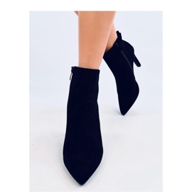 Mariah Bota de camurça com salto alto preto - Inello 2