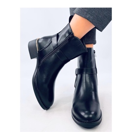Botas de grão de mulher negra preto 2