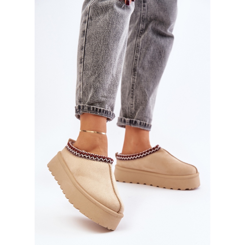 Botas de neve Modelo VL242P Bege Escuro 1 Botas de neve Modelo VL242P Bege Escuro 1