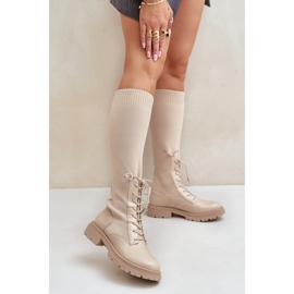 Modelo 68129 Botas Bege 1