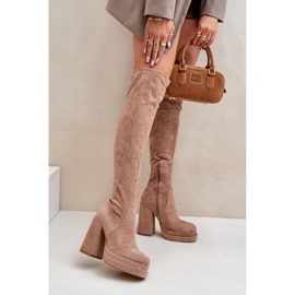 Modelo 8669 Botas Bege 1